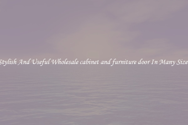 Stylish And Useful Wholesale cabinet and furniture door In Many Sizes