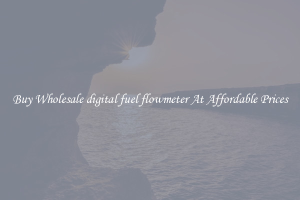 Buy Wholesale digital fuel flowmeter At Affordable Prices