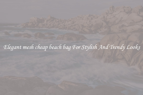 Elegant mesh cheap beach bag For Stylish And Trendy Looks
