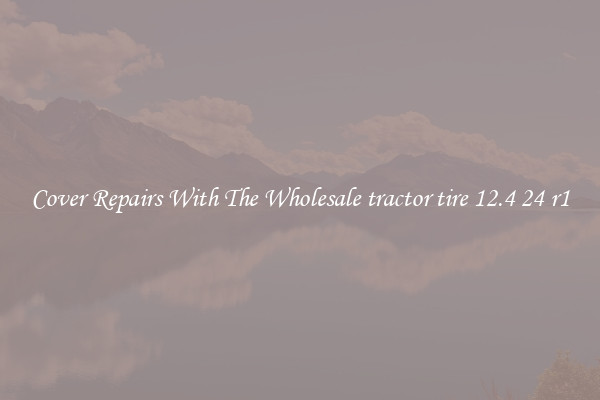 Cover Repairs With The Wholesale tractor tire 12.4 24 r1 