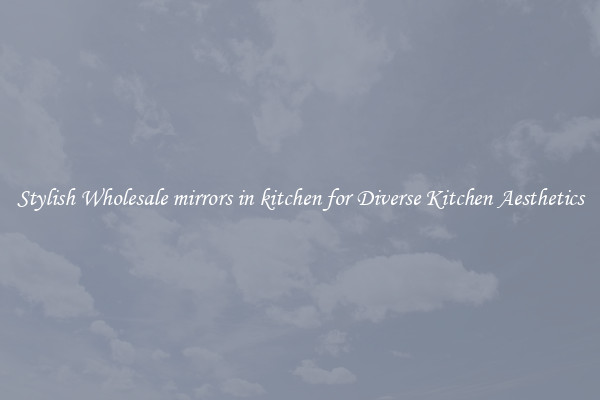 Stylish Wholesale mirrors in kitchen for Diverse Kitchen Aesthetics