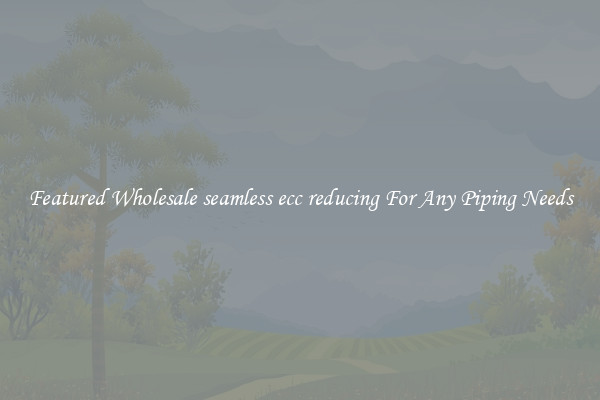 Featured Wholesale seamless ecc reducing For Any Piping Needs