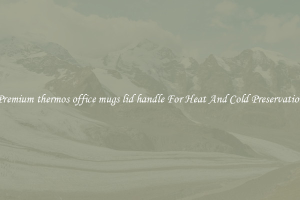 Premium thermos office mugs lid handle For Heat And Cold Preservation