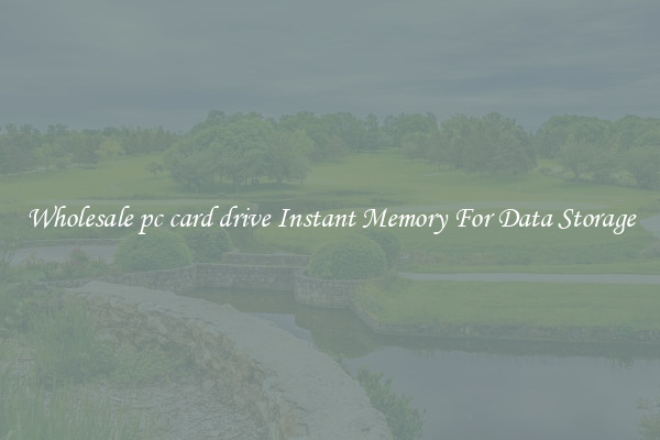 Wholesale pc card drive Instant Memory For Data Storage