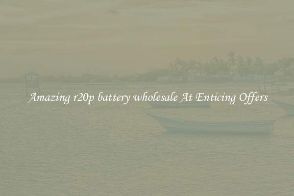 Amazing r20p battery wholesale At Enticing Offers